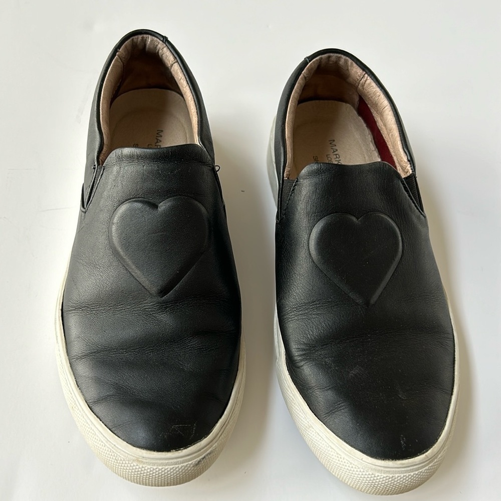 Mark Nason Skechers Collab Black Heart Slip On Shoes